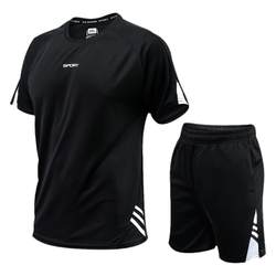 Sports suit Short-sleeved summer quick-drying breathable two-piece set Sports suit Short-sleeved summer quick-drying breathable two-piece set