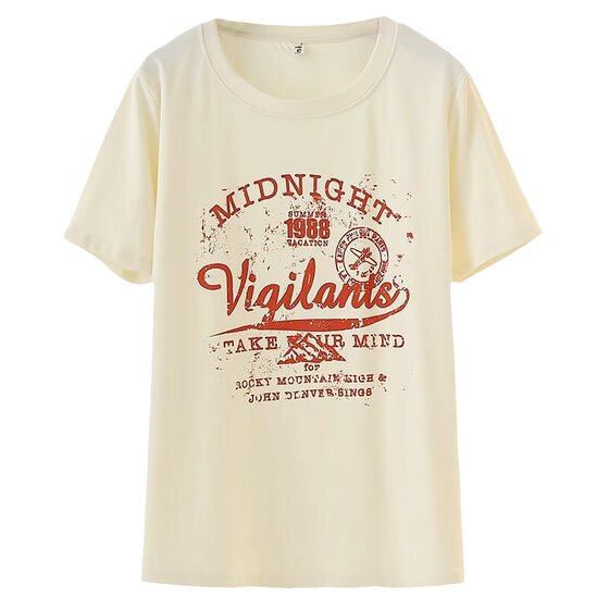 Wanwan large size loose shoulder short-sleeved T-shirt women's 2024 new summer fat mm slimming letter top
Wanwan large size loose shoulder short-sleeved T-shirt women's 2024 new summer fat mm slimming letter top
