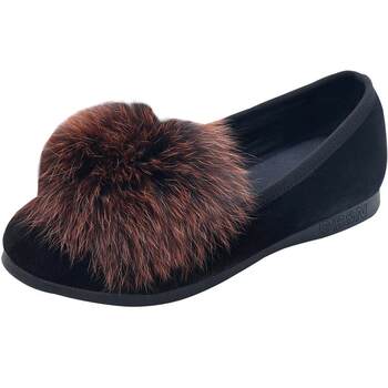 New large size 41-43 outer wear plus velvet flat shoes New large size 41-43 outer wear plus velvet flat shoes