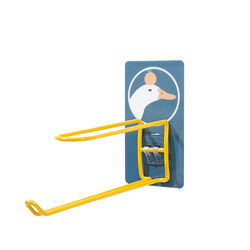 Hole-free balcony multifunctional clothes hanger storage hook Hole-free balcony multifunctional clothes hanger storage hook