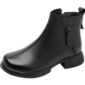 Lingfeng large size leather women's shoes are soft and comfortable and warm
 Lingfeng large size leather women's shoes are soft and comfortable and warm