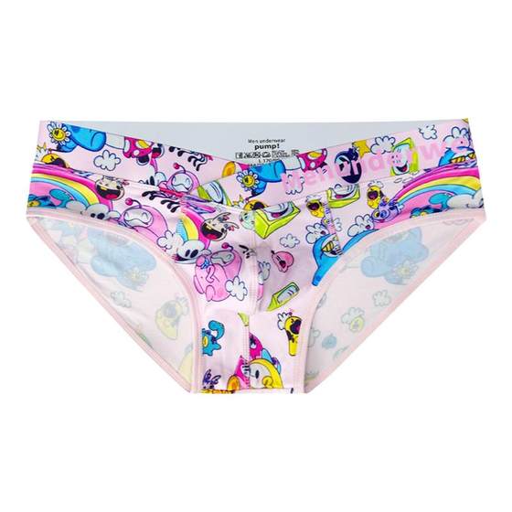 Men underwear pump! Men underwear V-waist colorful cartoon cute sexy low-waist sports young man 
Men underwear pump! Men underwear V-waist colorful cartoon cute sexy low-waist sports young man
