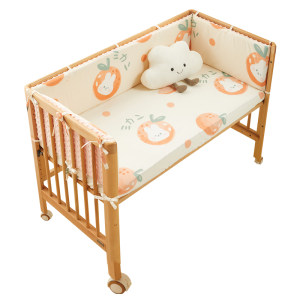 Cribs, bed sheets, children's splicing beds, pure cotton, type A baby mattress covers, customized for small newborns 
Cribs, bed sheets, children's splicing beds, pure cotton, type A baby mattress covers, customized for small newborns