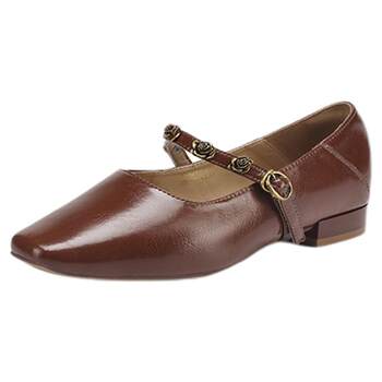 Saturday genuine leather shallow mouth single shoes for women sweat-absorbing pig leather pad Saturday genuine leather shallow mouth single shoes for women sweat-absorbing pig leather pad