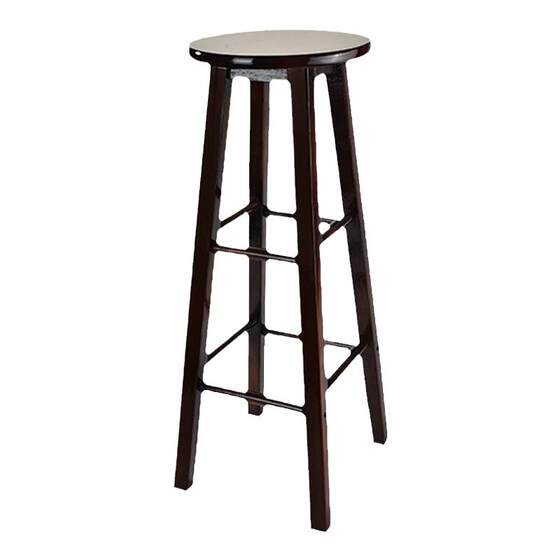 Yuanmu Fanpin High -foot Stool Housekeeping Bar Bar Chair solid wood stool high stool ladder stool round stool reinforcement
 Yuanmu Fanpin High -foot Stool Housekeeping Bar Bar Chair solid wood stool high stool ladder stool round stool reinforcement
