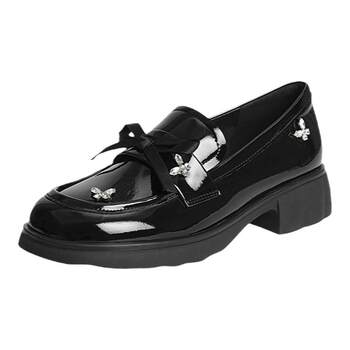 Red Dragonfly Loafers Black Leather Shoes Red Dragonfly Loafers Black Leather Shoes
