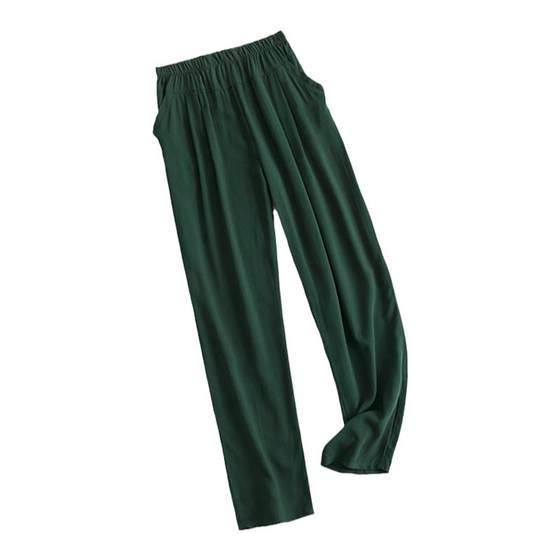 Artificial cotton trousers for women 2025 summer new cotton silk cropped pants slim pencil pants thin outer pants
Artificial cotton trousers for women 2025 summer new cotton silk cropped pants slim pencil pants thin outer pants