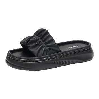 Aokang women's shoes 2025 summer slippers soft sole beach shoes soft cloud pleated vacation wind sluts store shipping 
Aokang women's shoes 2025 summer slippers soft sole beach shoes soft cloud pleated vacation wind sluts store shipping