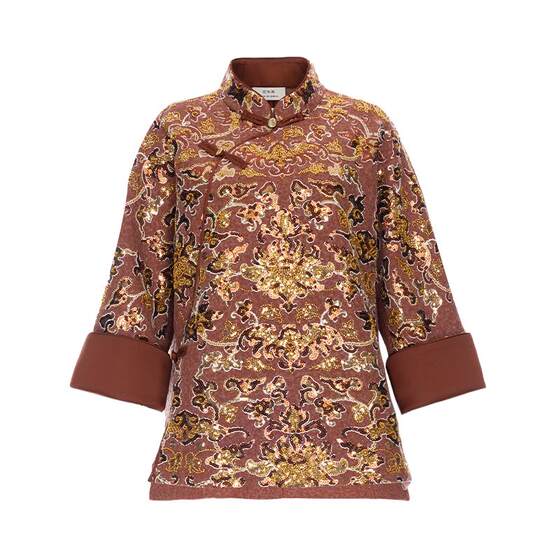Flower and wood new Chinese wool coat for women new jacquard stand collar large collar shirt heavy industry beaded embroidered wool coat
Flower and wood new Chinese wool coat for women new jacquard stand collar large collar shirt heavy industry beaded embroidered wool coat