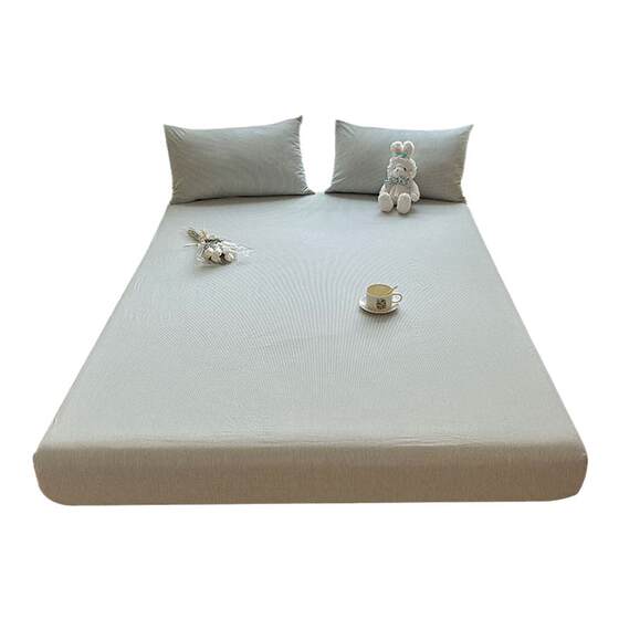 MUJI Class A Full Cotton Washed Cotton Bed Sheet Single-piece Pure Cotton Bed Cover Dust-proof Mattress Protection Cover Single Bed Cover 
MUJI Class A Full Cotton Washed Cotton Bed Sheet Single-piece Pure Cotton Bed Cover Dust-proof Mattress Protection Cover Single Bed Cover