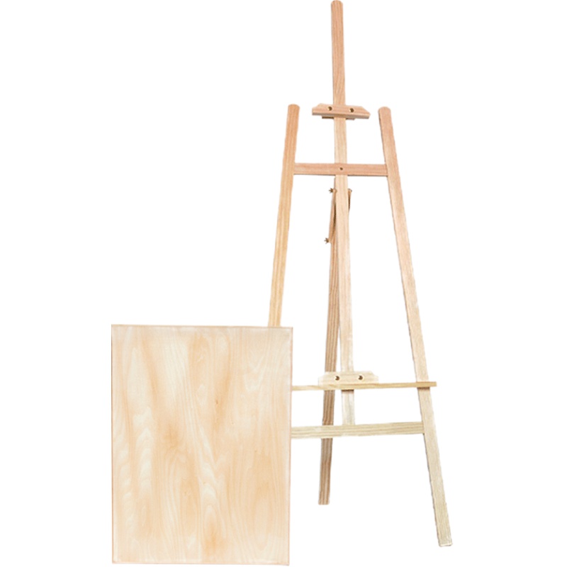 画板画架套装4K8K素描油画架1.5米/1.75米实木折叠便携多功能美术架初
