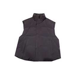 Men's thickened stand collar down vest Men's thickened stand collar down vest
