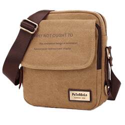 Men's canvas bag shoulder bag Korean casual canvas men's bag business crossbody bag small cross bag backpack Men's canvas bag shoulder bag Korean casual canvas men's bag business crossbody bag small cross bag backpack