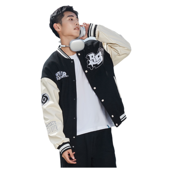 Baseball collar jacket for men's basketball sports training outdoor windproof 2025 new fashion trend casual jacket Baseball collar jacket for men's basketball sports training outdoor windproof 2025 new fashion trend casual jacket