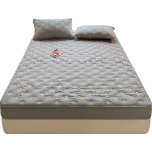 Class A wash cotton bed cover 2023 new soybean antibacterial fiber cotton bed cover full cotton pure cotton thickened mattress cover 
Class A wash cotton bed cover 2023 new soybean antibacterial fiber cotton bed cover full cotton pure cotton thickened mattress cover