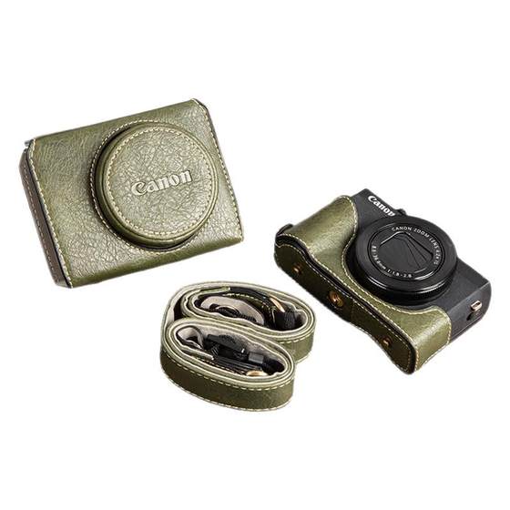 Suitable for Canon g7x2 camera bag g7x3 camera V1 leather case g7xmark2 II III G5X2 accessories protection
Suitable for Canon g7x2 camera bag g7x3 camera V1 leather case g7xmark2 II III G5X2 accessories protection