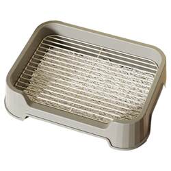 Dog toilet small and medium-sized dog special urinary pot anti-treading stainless steel dog sandbag puppy urination and defecation magic tool Dog toilet small and medium-sized dog special urinary pot anti-treading stainless steel dog sandbag puppy urination and defecation magic tool