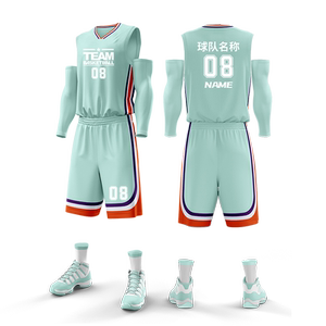 Basketball training suit men's custom student competition team uniform printing quick drying breathable sports vest jersey customization 
Basketball training suit men's custom student competition team uniform printing quick drying breathable sports vest jersey customization