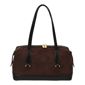 Suede bag women's 2025 new trendy high-end retro shoulder bag large capacity commuter women's bag pillow bag 
Suede bag women's 2025 new trendy high-end retro shoulder bag large capacity commuter women's bag pillow bag