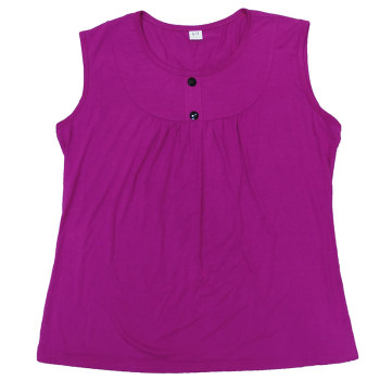 Large size in the middle -aged and elderly sleeveless vest strap top
 Large size in the middle -aged and elderly sleeveless vest strap top