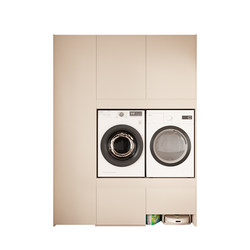 Washing machine and sweeping robot integrated storage cabinet Washing machine and sweeping robot integrated storage cabinet