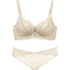 Underwear for women to push up small breasts to make them look bigger without wire rings to shrink secondary breasts and prevent sagging lace 2025 brand bra set 
Underwear for women to push up small breasts to make them look bigger without wire rings to shrink secondary breasts and prevent sagging lace 2025 brand bra set