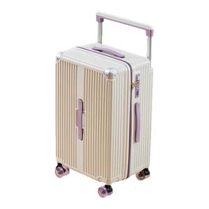 Wide pull rod suitcase for women 2025 new 20-inch boarding case large capacity high-value student universal wheel suitcase Wide pull rod suitcase for women 2025 new 20-inch boarding case large capacity high-value student universal wheel suitcase