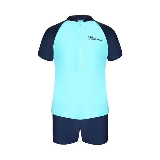 BE van der An children's swimsuit anti-chlorine sun protection boys and girls baby flat corner swimsuit medium and large children's split vacation swimsuit BE van der An children's swimsuit anti-chlorine sun protection boys and girls baby flat corner swimsuit medium and large children's split vacation swimsuit