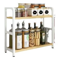 Kitchen rack spice rack countertop multi-function Kitchen rack spice rack countertop multi-function