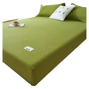 Jieliya Class A pure cotton waffle bed cover single piece 2025 new cotton mattress protective cover dustproof bed cover 
Jieliya Class A pure cotton waffle bed cover single piece 2025 new cotton mattress protective cover dustproof bed cover