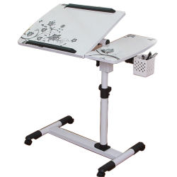 Simple mobile rotating bedside laptop table Simple mobile rotating bedside laptop table
