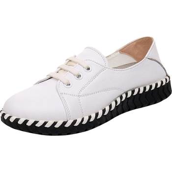 New large size 41-43 autumn soft leather flat shoes New large size 41-43 autumn soft leather flat shoes