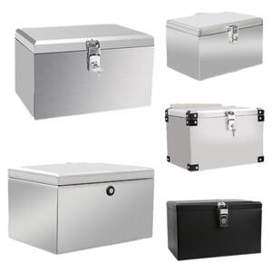 304 trunk stainless steel electric battery motorcycle trunk thickened universal takeaway storage box waterproof tool 
304 trunk stainless steel electric battery motorcycle trunk thickened universal takeaway storage box waterproof tool