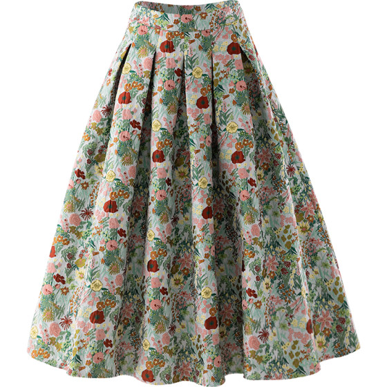 Meifei skirt new style 2024 original design jacquard pleated umbrella skirt skirt for women autumn and winter style Monet Garden
Meifei skirt new style 2024 original design jacquard pleated umbrella skirt skirt for women autumn and winter style Monet Garden