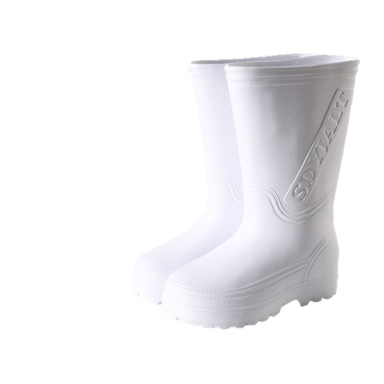 Foam non-slip water shoes rain shoes eva food factory special cotton boots waterproof men's water boots wear-resistant plus velvet rubber shoes Foam non-slip water shoes rain shoes eva food factory special cotton boots waterproof men's water boots wear-resistant plus velvet rubber shoes