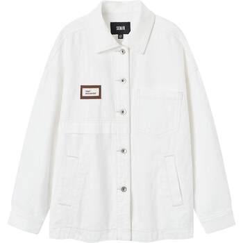 Senma pure cotton cotton cotton mid -length denim outer woman
 Senma pure cotton cotton cotton mid -length denim outer woman