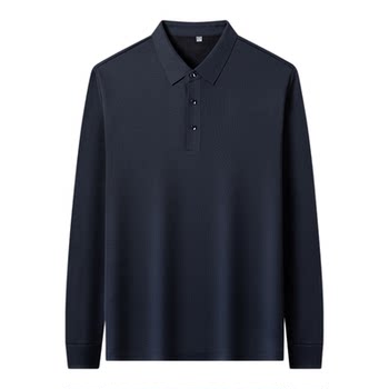 Catman long sleeve polo shirt men's business lapel 
Catman long sleeve polo shirt men's business lapel