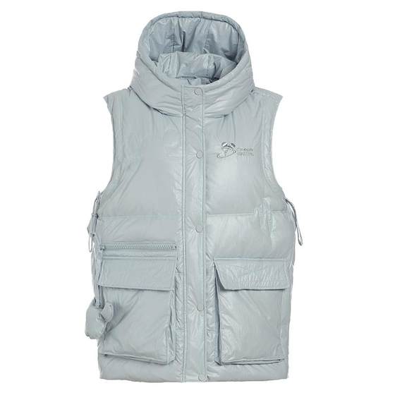 Duck and duck 2023 winter new down jackets female casual down horse clip fashion horses standing neckline vest k Duck and duck 2023 winter new down jackets female casual down horse clip fashion horses standing neckline vest k