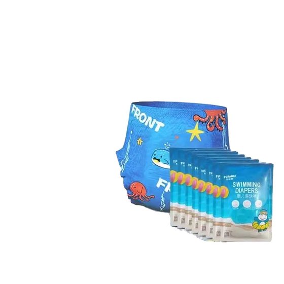 7-piece baby swimming diapers men and women pull pants disposable swimming trunks children waterproof diapers Bandi
7-piece baby swimming diapers men and women pull pants disposable swimming trunks children waterproof diapers Bandi