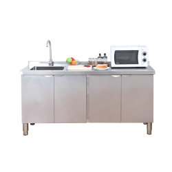 Stainless steel cabinets, kitchen integrated stove storage cabinet Stainless steel cabinets, kitchen integrated stove storage cabinet