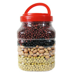 Plastic bottle food grade square large mouth packaging Plastic bottle food grade square large mouth packaging