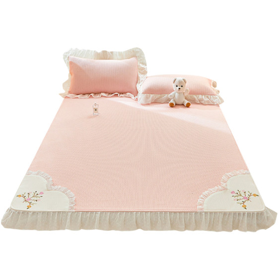 Summer cool ice silk mat bean bean mat Class A mother and baby grade machine washable lace air conditioning mat three-piece set bed cover
Summer cool ice silk mat bean bean mat Class A mother and baby grade machine washable lace air conditioning mat three-piece set bed cover