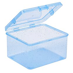 Card storage box transparent dustproof and cover children's small card change sorting box multi-function desktop debris storage box Card storage box transparent dustproof and cover children's small card change sorting box multi-function desktop debris storage box