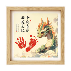 Baby's full month old hand and footprint souvenir Baby's full month old hand and footprint souvenir