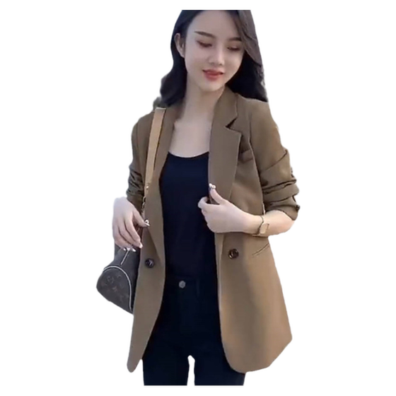 Genuine high-end slim suit jacket for women in autumn 2025 high-end casual temperament thick suit top
Genuine high-end slim suit jacket for women in autumn 2025 high-end casual temperament thick suit top