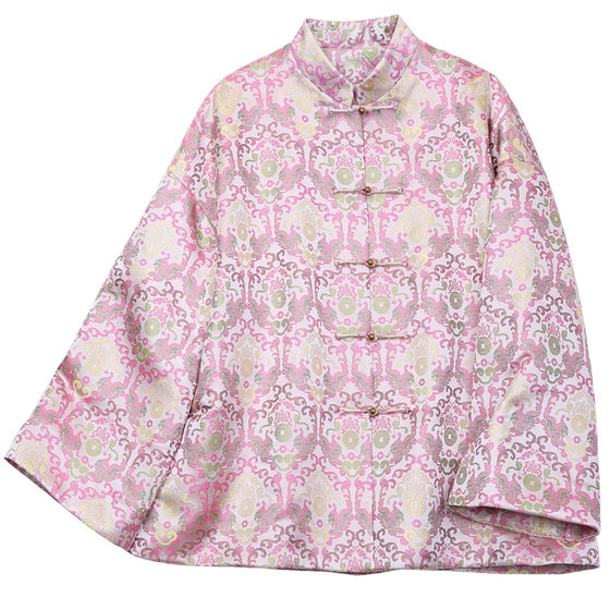 Silk Song brocade jacquard women's tops new Chinese retro and improved Tang suit women's national style double-breasted stand-up collar cotton coat women's jacket
Silk Song brocade jacquard women's tops new Chinese retro and improved Tang suit women's national style double-breasted stand-up collar cotton coat women's jacket