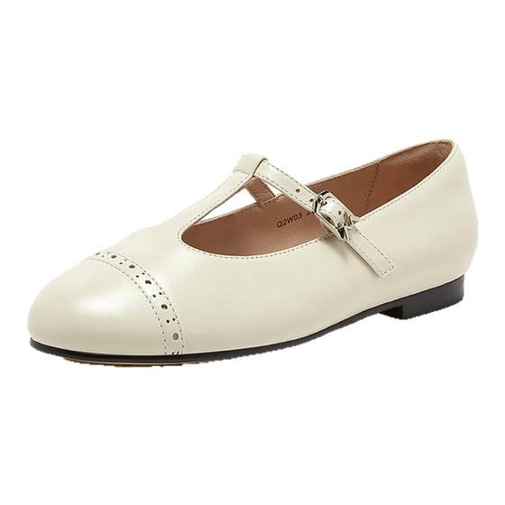 Mirabell 2025 spring new lambskin Mary Jane light mouth women's singles shoes soft sole leather shoes Q2W03AQ5 Mirabell 2025 spring new lambskin Mary Jane light mouth women's singles shoes soft sole leather shoes Q2W03AQ5