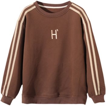 Huangsen 2023 autumn and winter style plus velvet loose large size round neck Huangsen 2023 autumn and winter style plus velvet loose large size round neck