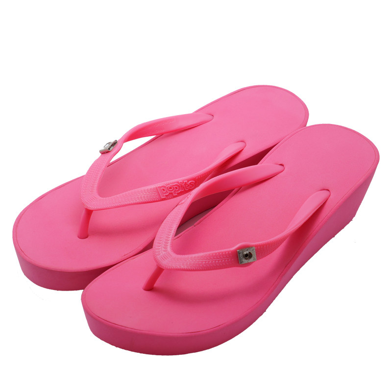 Popits Sandal Jepit Wedge 5cm Sandal Wanita Musim Panas