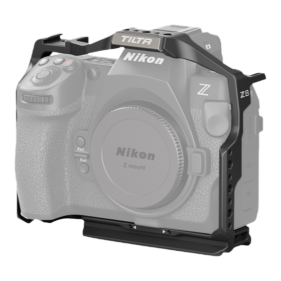 TILTA iron head rabbit cage Nikon Z8 full cage camera expansion kit live shooting photography accessories nikon cage protection frame metal wire clip
TILTA iron head rabbit cage Nikon Z8 full cage camera expansion kit live shooting photography accessories nikon cage protection frame metal wire clip